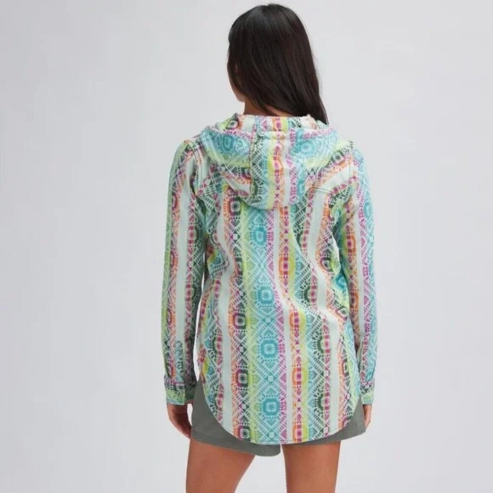 KAVU Saratoga Light-weight Hoodie Summer Love Size M - Picture 11 of 11